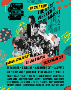 Dillon Francis, Cashmere Cat, Goldlink, Two Feet, Chet Porter & more/CHBP 2018 @ The streets of Capitol Hill