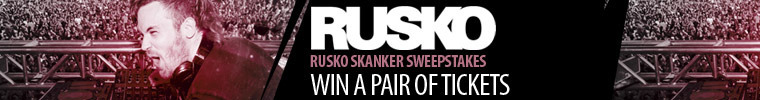 Announcement:  USC Events offering two sweepstakes for Rusko on April 27th, 2012