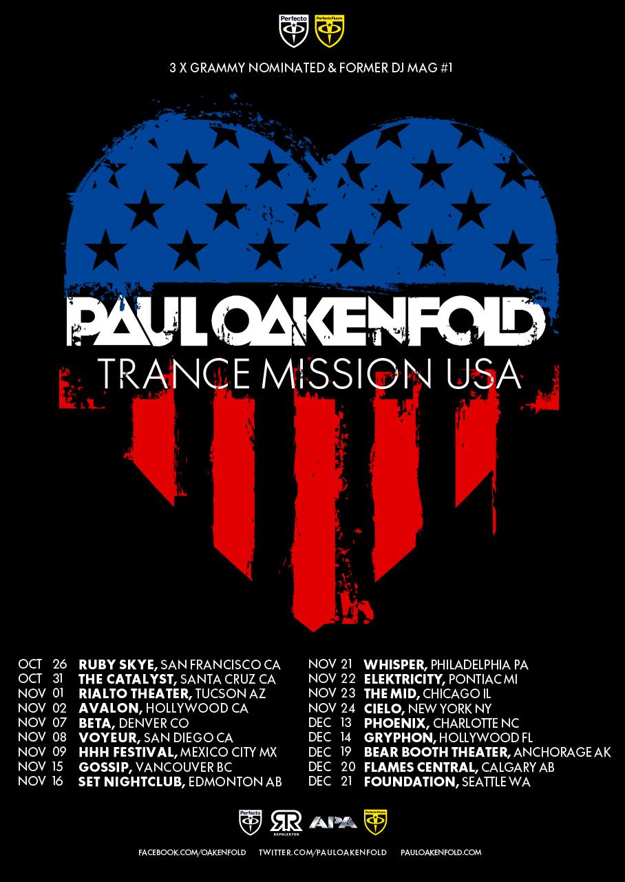 Paul Oakenfold: Trance Mission USA Tour
