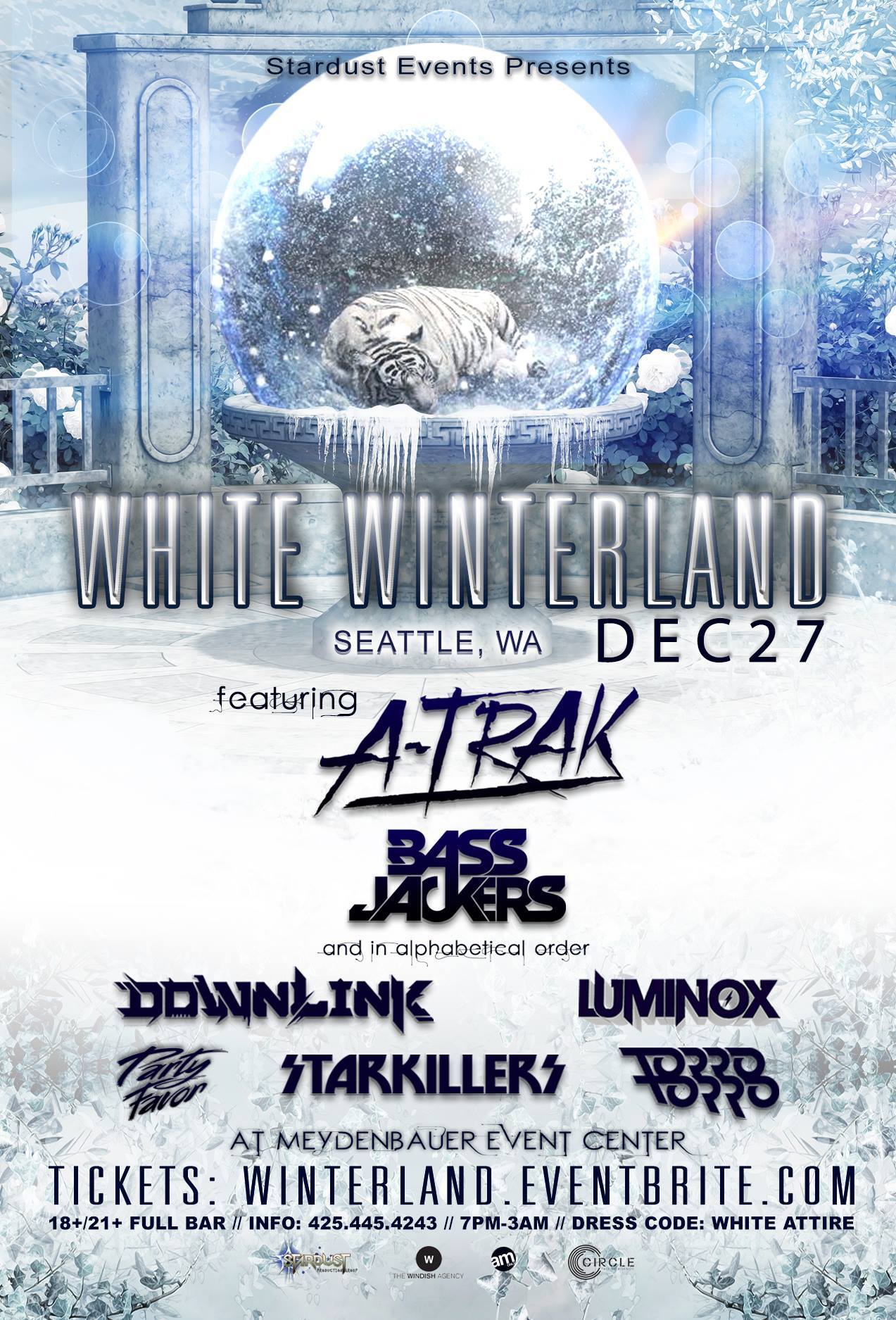 White Winterland 2013 with A-Trak, Bassjackers & More