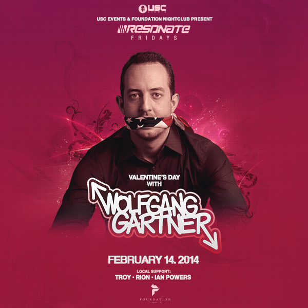 Valentine’s Day with Wolfgang Gartner at Foundation