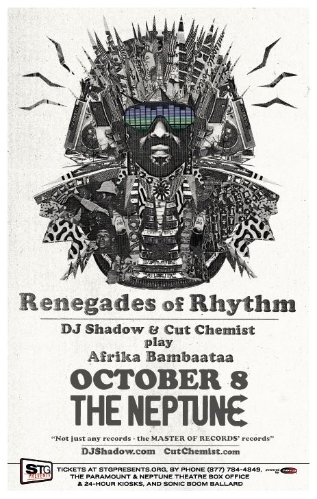 WIN TICKETS:  DJ Shadow and Cut Chemist Play Afrika Bambaataa!