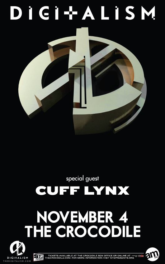WIN TICKETS:  STG Presents Digitalism LIVE with Cuff Lynx!