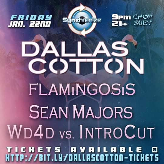 TICKET GIVEAWAY:  Dallas Cotton with Flamingosis