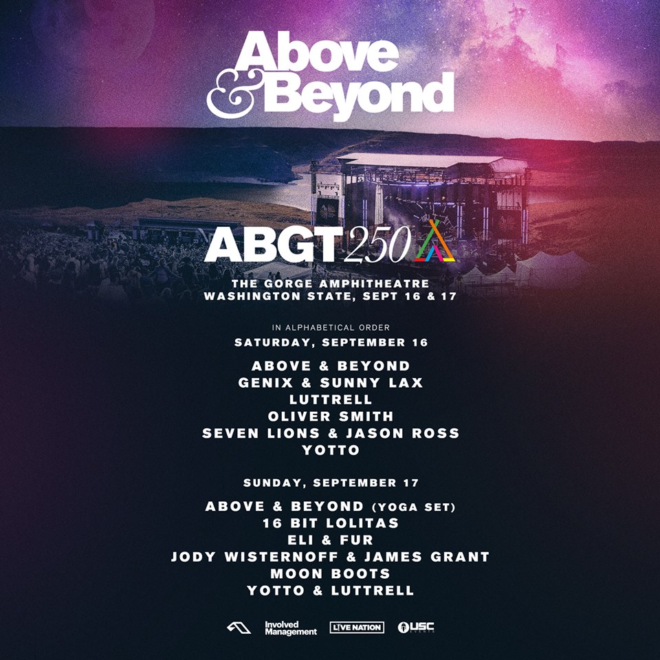 Above & Beyond: Group Therapy at the Gorge!