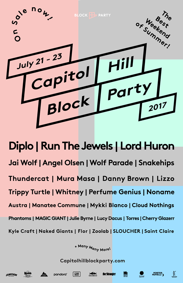 Capitol Hill Block Party 2017:  Diplo, Jai Wolf, Snakehips & more!