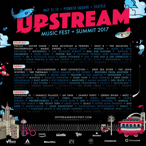 UPSTREAM MUSIC FESTIVAL: AlunaGeorge, Flying Lotus & more!