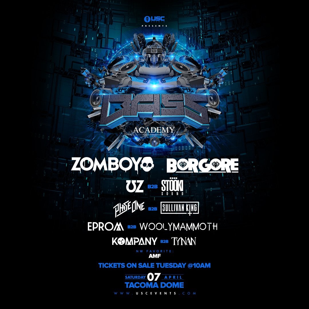 BASS ACADEMY: Zomboy, Borgore & more!