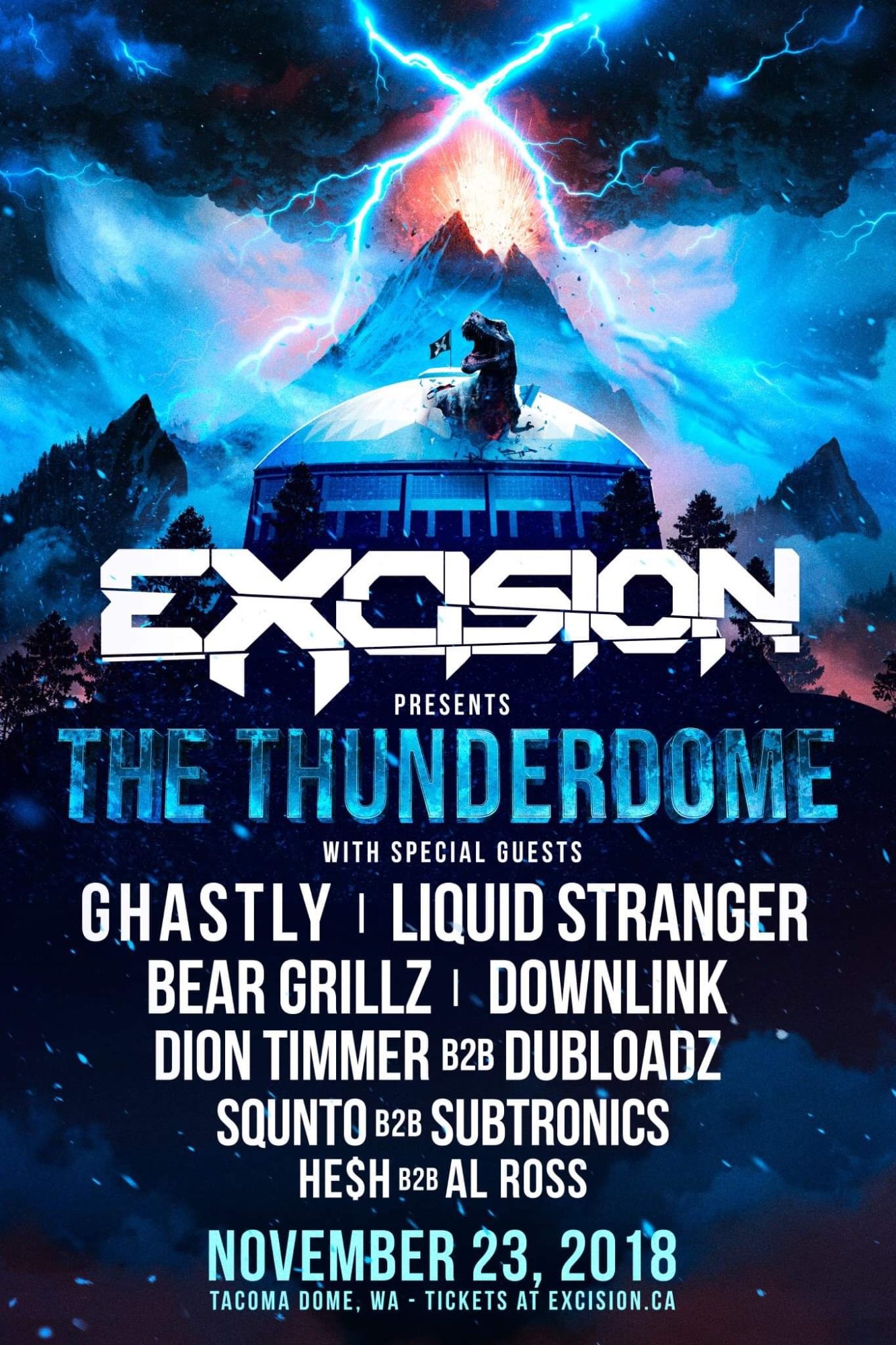 THUNDERDOME: Excision with Ghastly, Liquid Stranger & More!