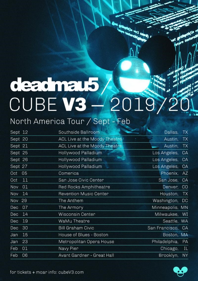 Emeraldcityedm Deadmau5 Cube V3 At The Wamu Theater