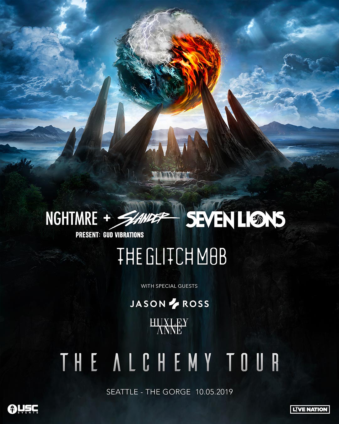 NGHTMRE, Slander, The Glitch Mob & Seven Lions