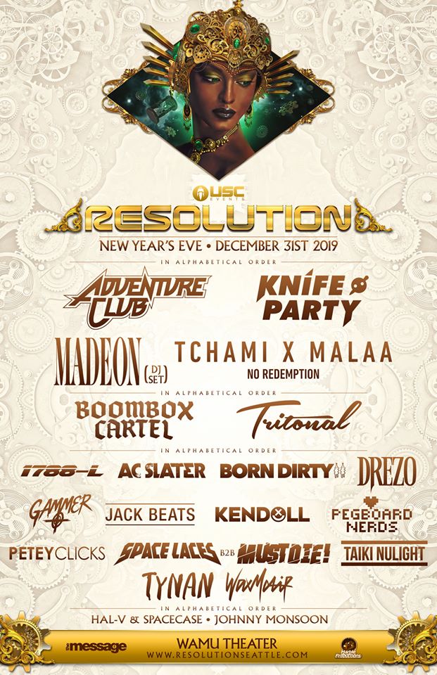 RESOLUTION NYE: Adventure Club, Knife Party & more!