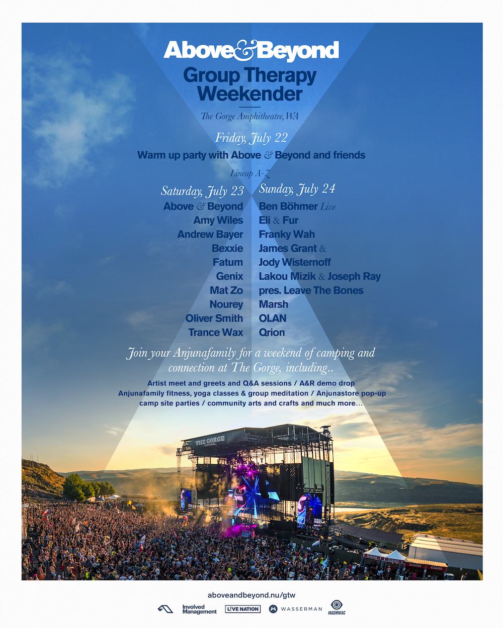 Above & Beyond: Group Therapy Weekender 2022