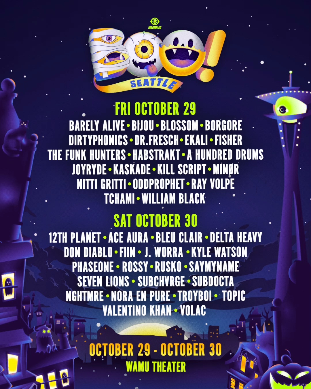 Halloween 2021: BooSeattle On Sale Now!