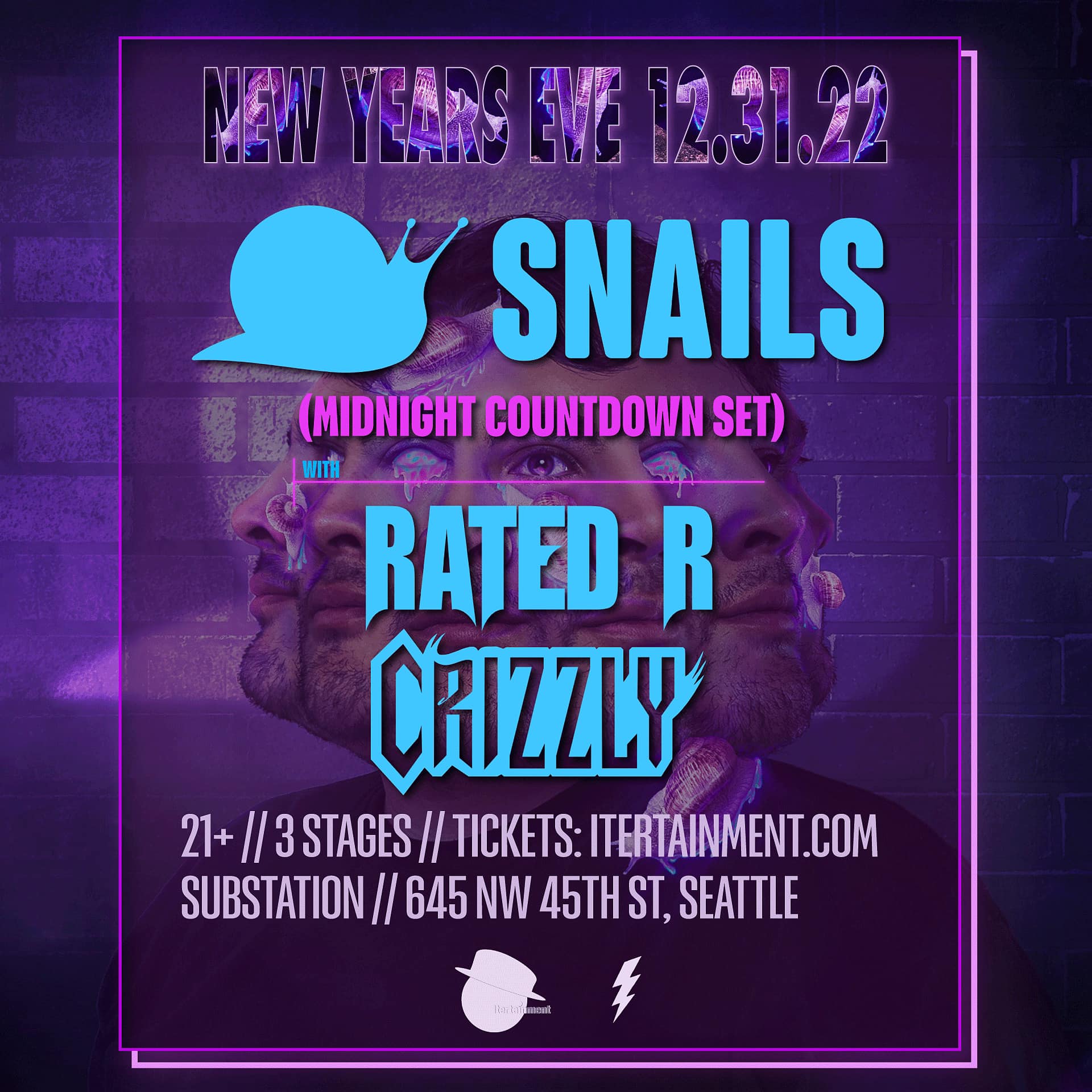 EmeraldCityEDM Snails With Rated R Crizzly