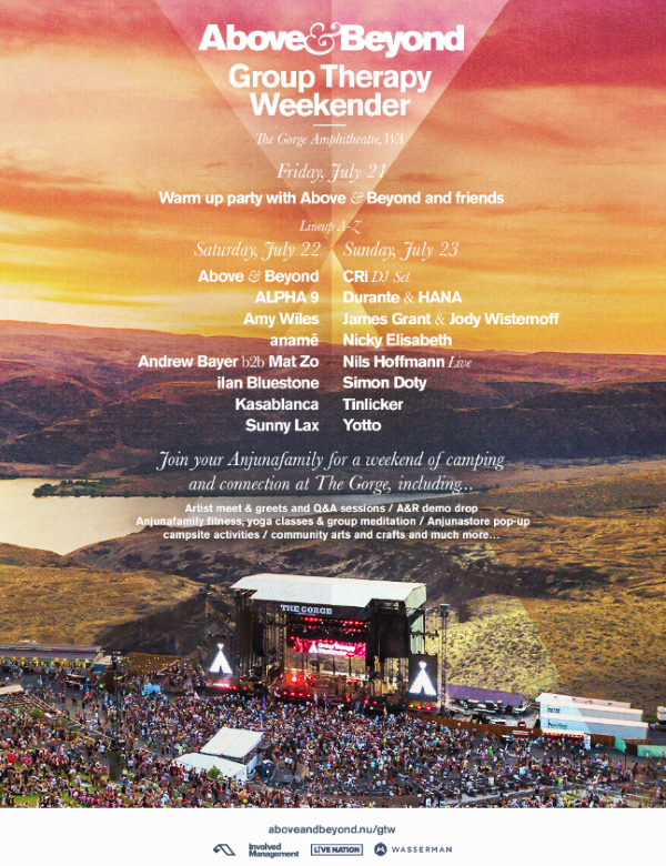 Above & Beyond: Group Therapy Weekender 2023