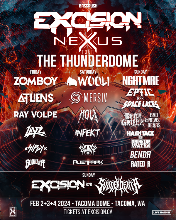 Thunderdome 2024: NGHTMRE, Zomboy, Wooli, Space Laces & more
